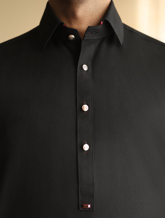 SUPER BLACK TEXTURED OUTFIT