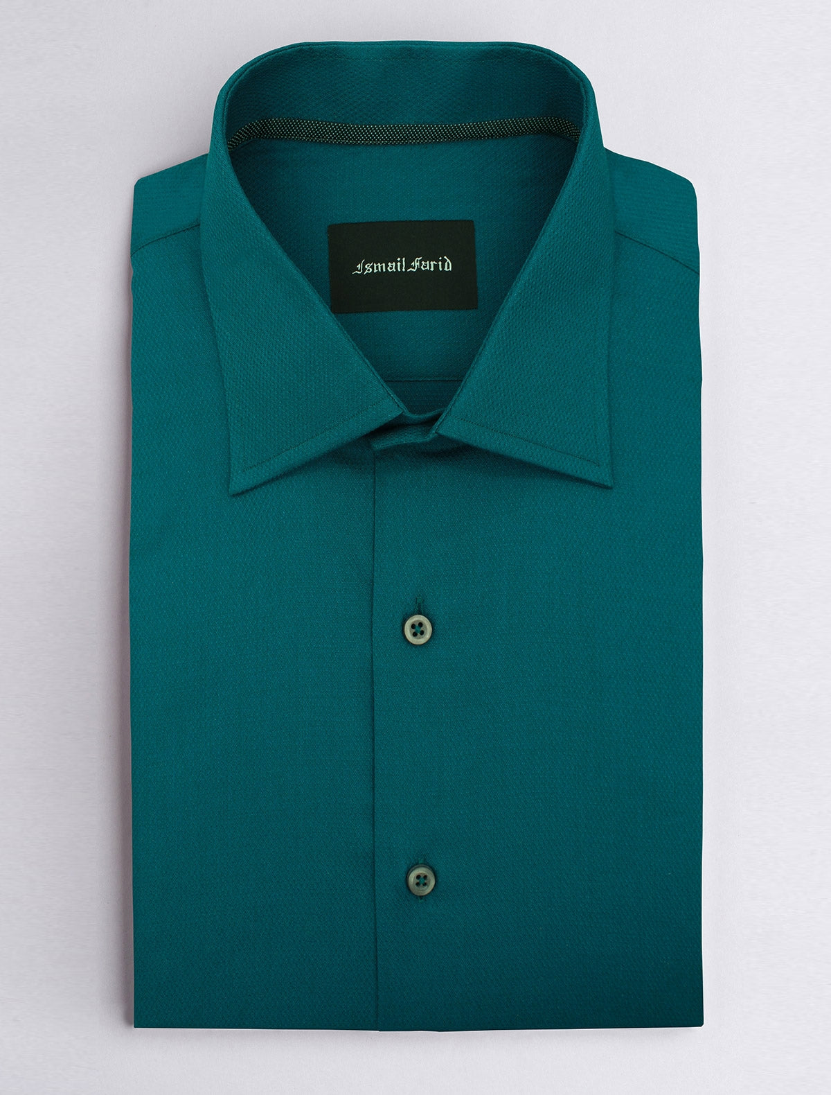 TEAL DRESS SHIRT – Ismail Farid Pakistan - Main Image