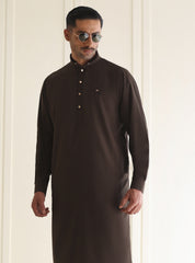 BROWN KAMEEZ SHALWAR