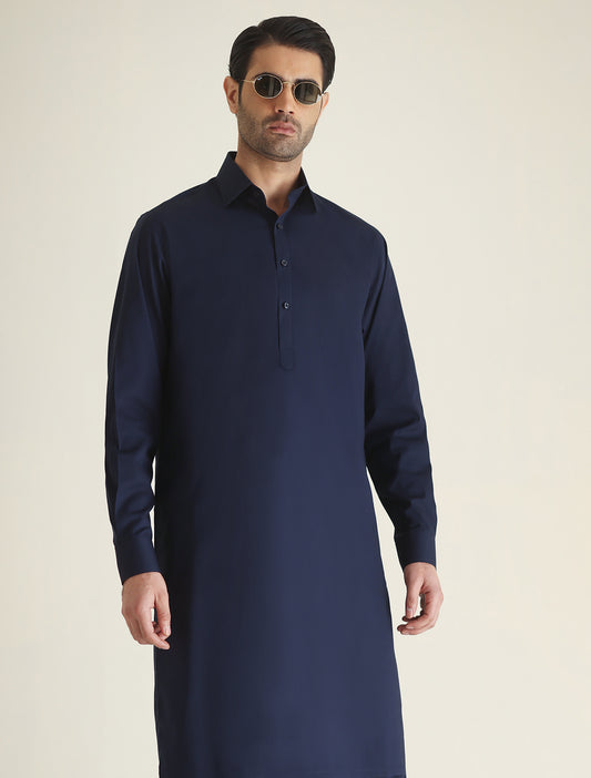 BLUE CLASSIC KAMEEZ SHALWAR