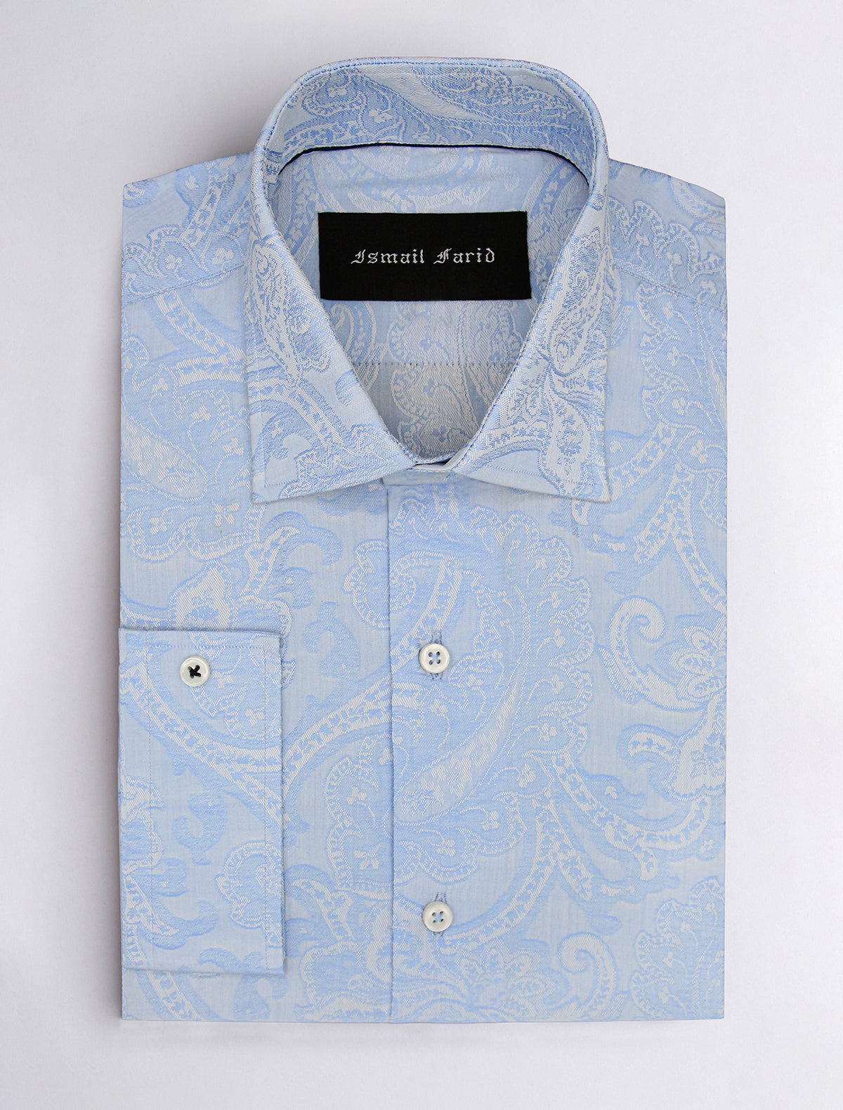 SKY BLUE PAISLEY SHIRT