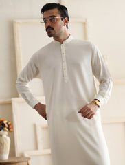OFF-WHITE KAMEEZ SHALWAR