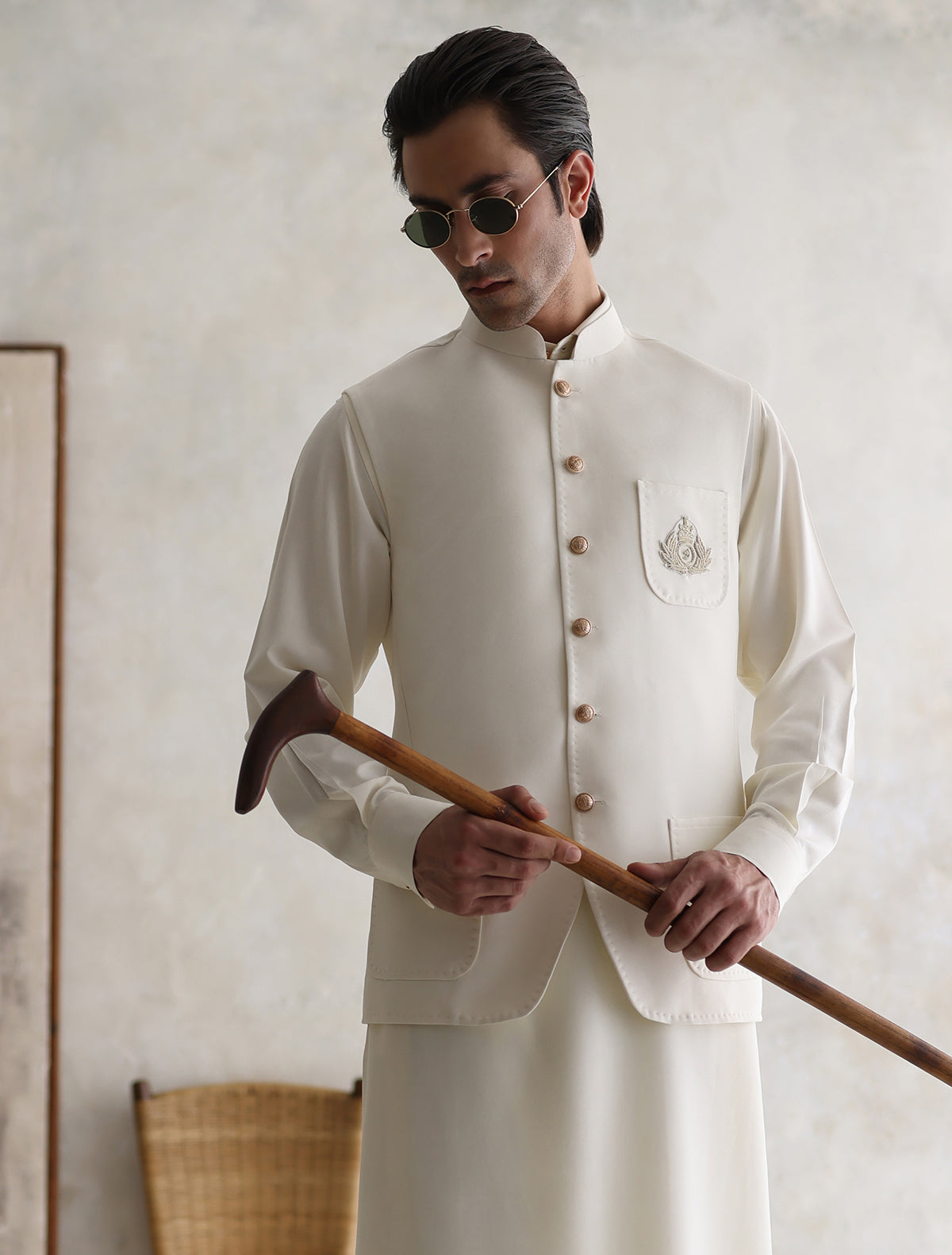 BOSKI MONOGRAM WAISTCOAT