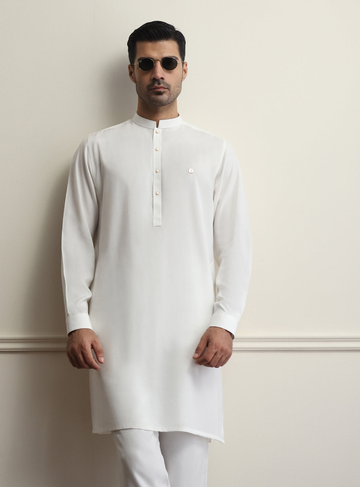 OFF-WHITE COTTON SILK KURTA PAJAMA