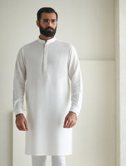 OFF-WHITE KURTA PAJAMA