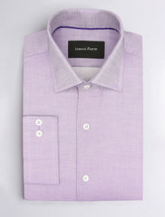 PURPLE MESH PATTERN SHIRT