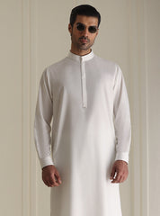 CLASSIC OFF-WHITE KAMEEZ SHALWAR