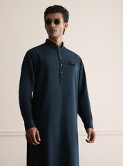 TEAL BLUE LIMITED EDITION KAMEEZ SHALWAR