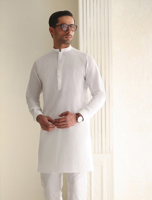 WHITE KURTA PAJAMA