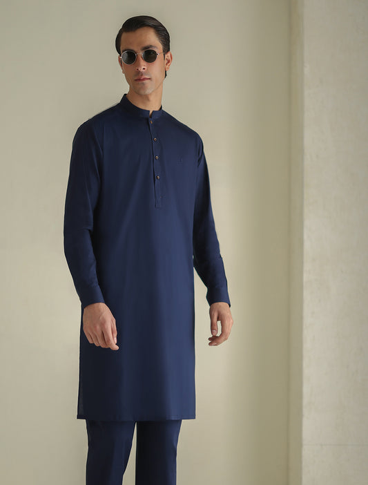 BLUE CLASSIC KURTA PAJAMA