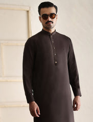 BROWN KAMEEZ SHALWAR