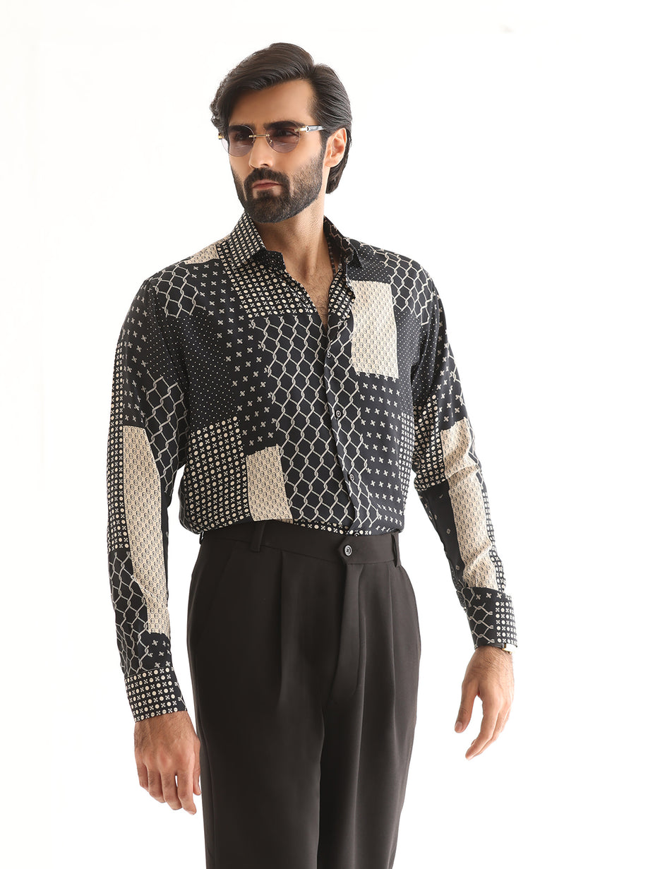 Buy Casual Printed Shirts For Mens Online Pakistan - Ismal Farid ...