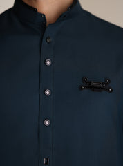 TEAL BLUE LIMITED EDITION KAMEEZ SHALWAR