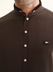 BROWN KAMEEZ SHALWAR