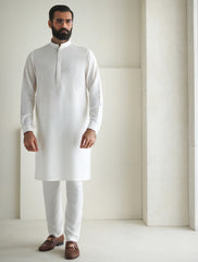 OFF-WHITE KURTA PAJAMA