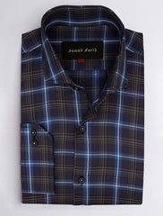 NAVY MULTI CHECK SHIRT