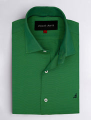GREEN TWO TONE SHIRT