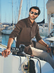 BROWN LINEN SHIRT