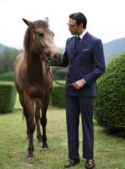 BLUE CLASSIC DOUBLE BREASTED SUIT