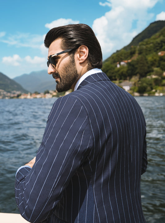 BLUE CLASSIC DOUBLE BREASTED SUIT