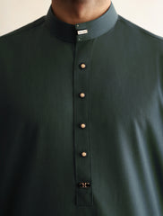 GREEN ACCESSORY DETAILED - LIMITED EDITION KAMEEZ SHALWAR