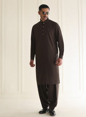 BROWN KAMEEZ SHALWAR