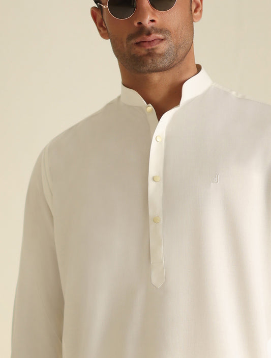 CREAM KAMEEZ SHALWAR