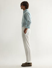 LIGHT TURQUOISE LINEN SHIRT