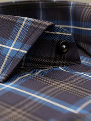 NAVY MULTI CHECK SHIRT