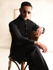 BLACK CLASSIC WAISTCOAT