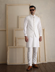 WHITE CLASSIC WAISTCOAT
