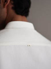 CREAM TEXTURED KURTA PAJAMA