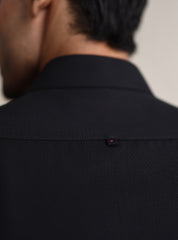BLACK TEXTURED KAMEEZ SHALWAR