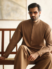 DARK TAUPE LIMITED EDITION KAMEEZ SHAWLAR