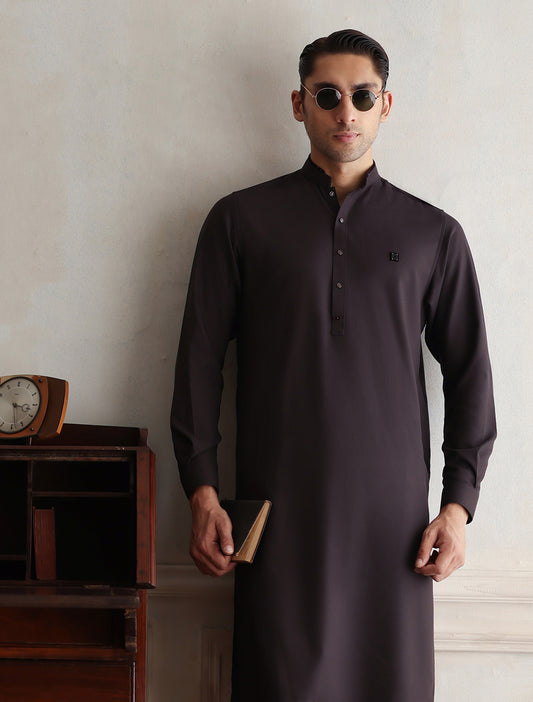 PURPLE CLASSIC KAMEEZ SHALWAR