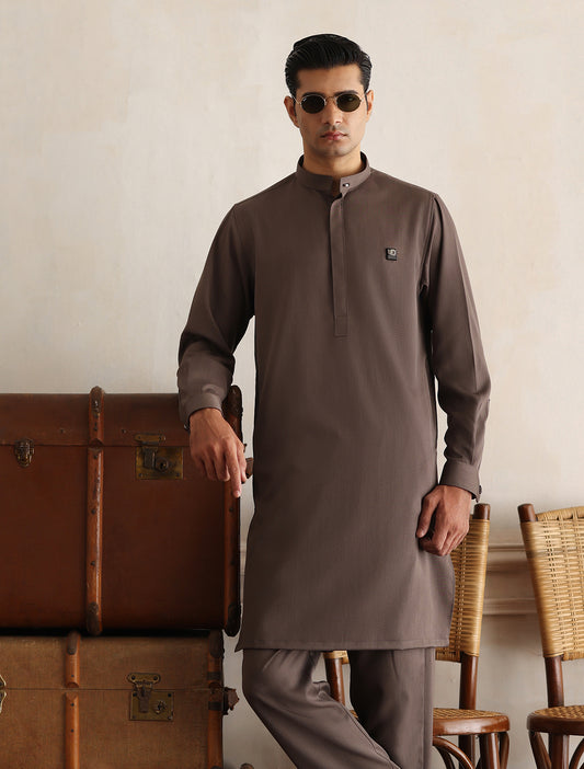 TAUPE KURTA PAJAMA