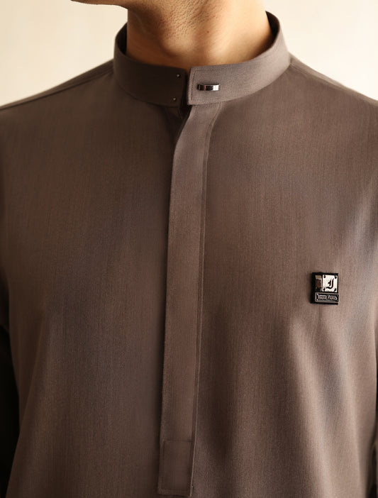 TAUPE KURTA PAJAMA