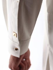 OFF-WHITE PREMIUM TEXTURED KURTA PAJAMA
