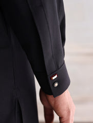 BLACK TEXTURED KURTA PAJAMA