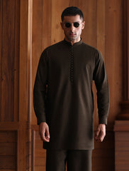DARK OLIVE GREEN KURTA PAJAMA