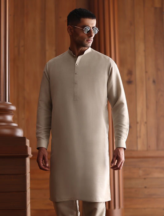 FAWN GRAY KURTA PAJAMA