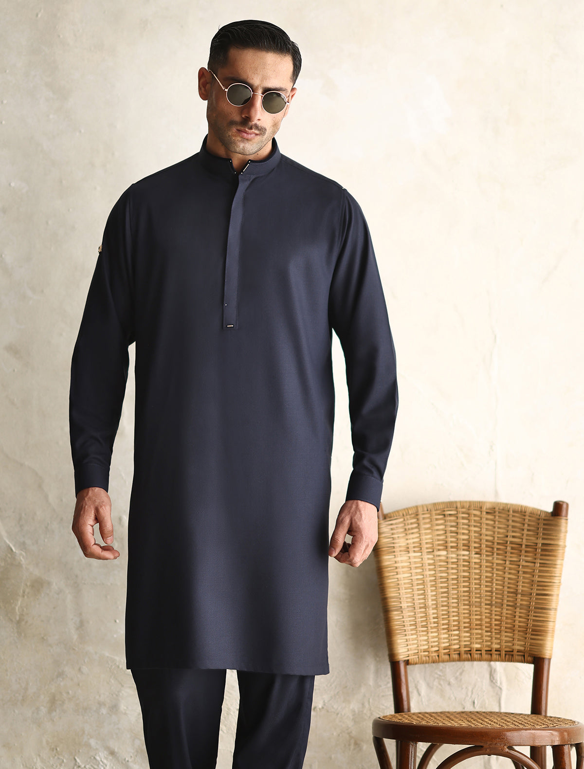 BLUE CRUSH FABRIC PREMIUM KURTA PAJAMA
