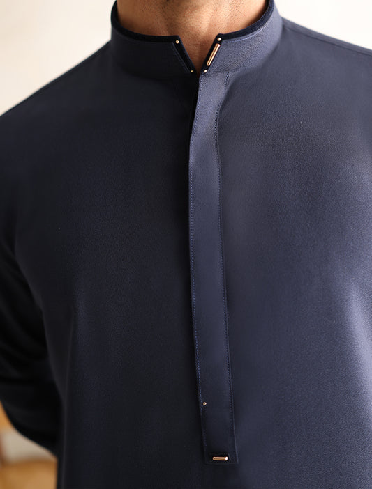 BLUE CRUSH FABRIC PREMIUM KURTA PAJAMA