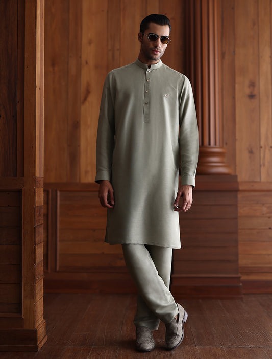 SAGE GREEN KURTA PAJAMA