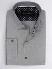 GRAY TEXTURED SHIRT