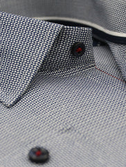 GRAY TEXTURED SHIRT