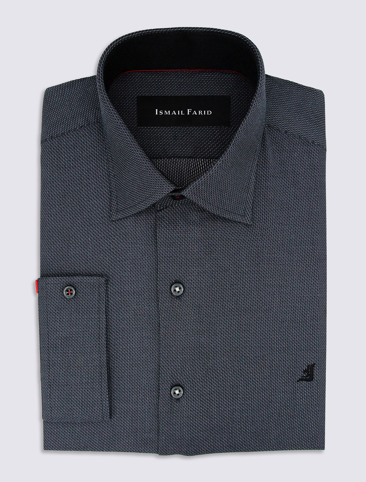GRAY MICRO STRIPES SHIRT