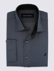 GRAY MICRO STRIPES SHIRT