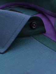 PURPLE TWO TONE SHIRT