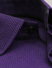 PURPLE MESH TEXTURE SHIRT-DSG830